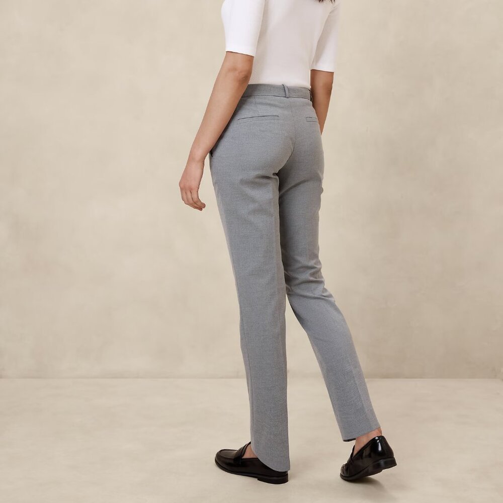 Banana Republic Factory Ryan Straight Stretch Twill Pant size 2 Black - Picture 2 of 5